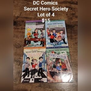 DC comics Secret Hero Society book lot